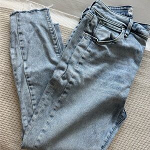 Abercrombie & Fitch Curve Love Super Skinny Ankle High Rise Jeans